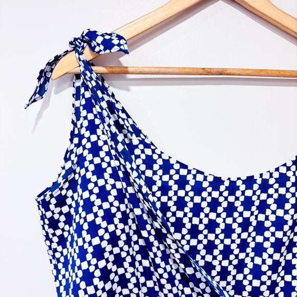 BANANA REPUBLIC Blue patterned dress - Picture 4 of 9